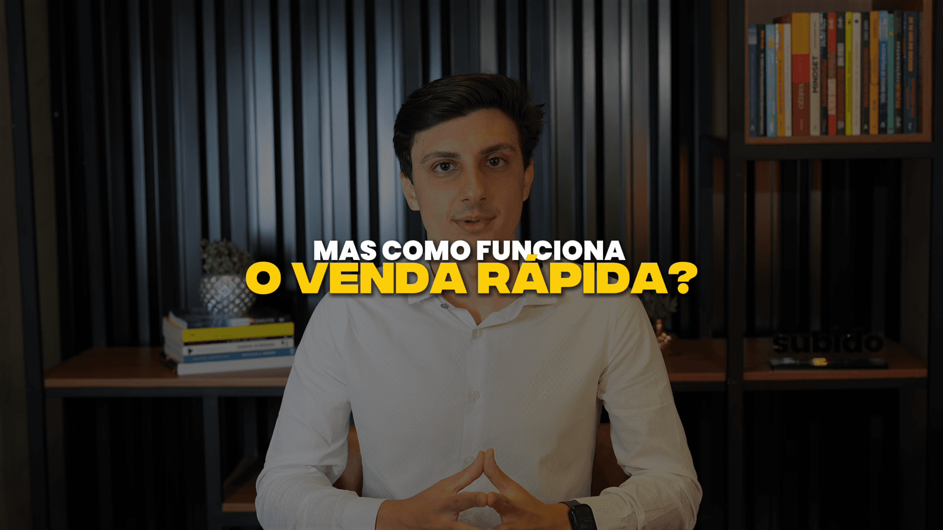 Capa do vídeo sobre o método Venda Rápida