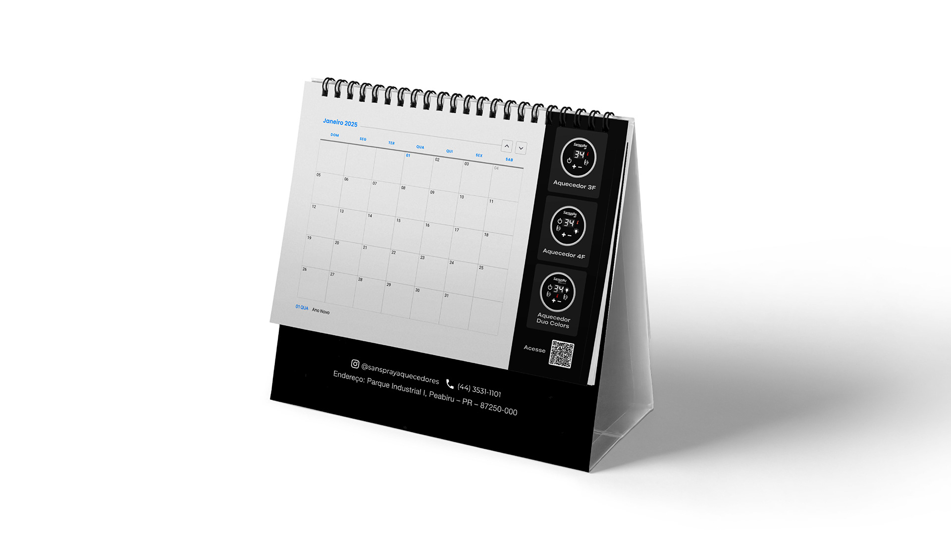 Calendário Sanspray