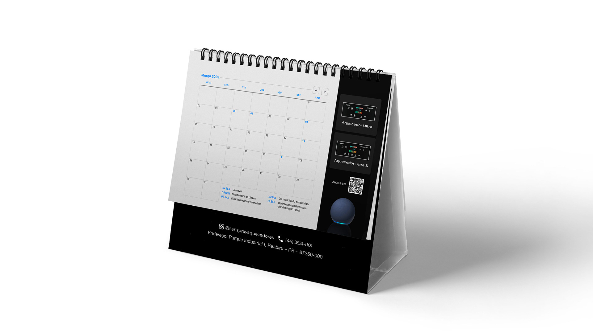 Calendário Sanspray