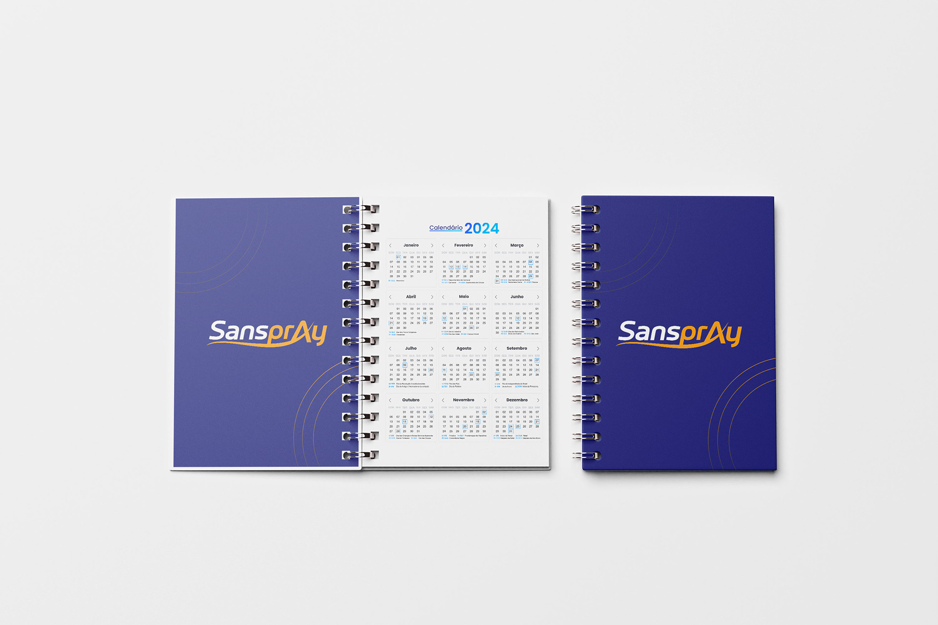Calendário Sanspray
